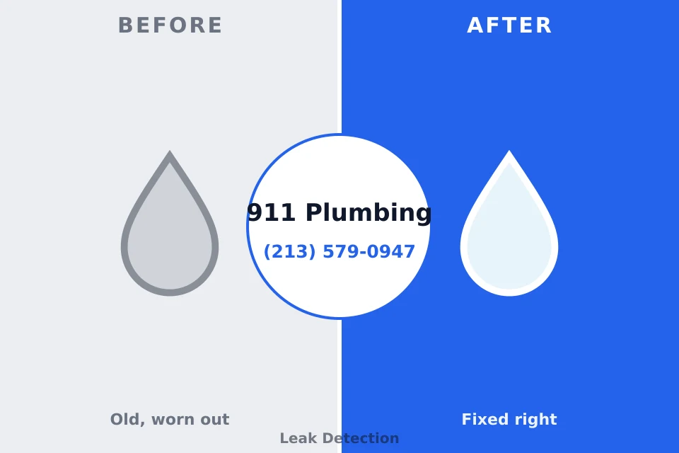Before and after: plumbing repair South River, NM